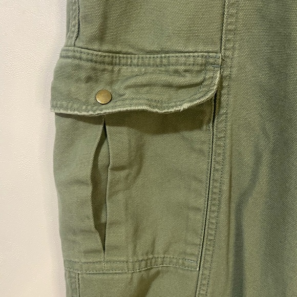 Aeropostale Utility Cargo Army Green Pants Woman’s Size Small - Picture 2 of 10